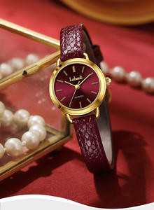 Reloj Retro Angela Rojo de Esfera Pequeña para Mujer - Product Image 3