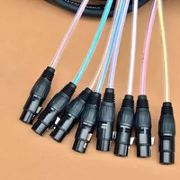 Câble multipaire XLR professionnel 8 canaux, 3 broches mâle-femelle, répartiteur audio OFC, signal équilibré sans perte pour table de mixage, scène, studio