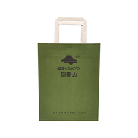 Poignée en papier kraft biodégradable paling Sacs d'artisanat alimentaire Sac d'emballage en papier kraft pour restaurant