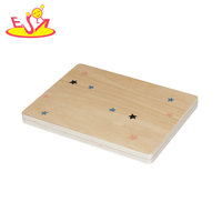 2025 Montessori rompecabezas de madera portátil juguete-tablero de dibujo interactivo y pizarra juego de aprendizaje para niños pequeños W12B303
