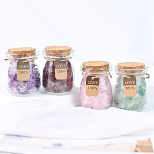 Botella <span class=keywords><strong>de</strong></span> los Deseos <span class=keywords><strong>de</strong></span> Cuarzo Rosa Natural, Piedra en Bruto <span class=keywords><strong>de</strong></span> <span class=keywords><strong>Mina</strong></span>, Botella <span class=keywords><strong>de</strong></span> Amatista para Adorno Decorativo - Product Image 2