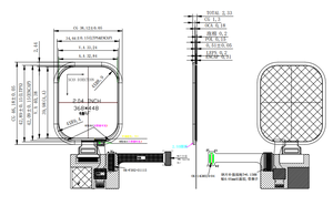 Módulo de Pantalla AMOLED QSPI de 2.05 Pulgadas, Bajo Consumo de Energía, Pantalla OLED - Product Image 6