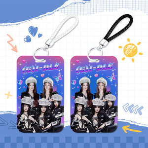 Kpop Star BL BT tw Illit ที่ใส่บัตรพลาสติกแบบเลื่อนได้สำหรับนักเรียนบัตรอาหารบัตรโดยสารรถประจำทาง - Product Image 2