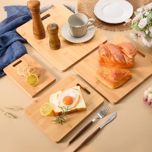 Tagliere in legno di bambù da cucina tagliere Double-face disponibili tavole di legno spesse per cucina e sala da pranzo - Product Image 5