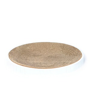 Rascador Circular Ligero de Sisal para Gatos, Diseño Minimalista, Árbol para Gatos de 1 Nivel para Interiores, Patrón Sólido, Gran Espacio para Gatos - Product Image 1