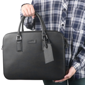 Maletín de Cuero PU para Hombre, Bolsa para Portátil, Bolsa de Hombro para Negocios, Gran Capacidad, Bolsa de Trabajo de Oficina con Asa Superior - Product Image 5