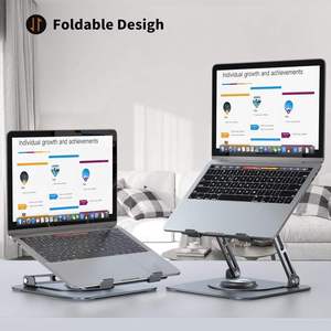 Other <b>Computer</b> <b>Accessories</b> Collapsible Ergonomic Aluminium Vertical Ertical 360 Rotation Height Adjustable Laptop Stands - Product Image 3