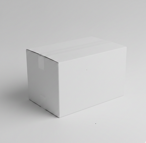 Caja de correo blanca de 3 capas, 10 x 10 x 5 pulgadas, caja de embalaje duradera y ligera para envíos de comercio electrónico y almacenamiento. - Product Image 1