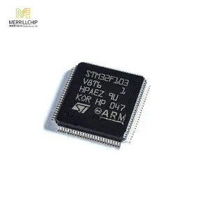 STM32F103V8T6 IC MCU 32BIT 64KB FLASH 100LQFP Microcontrôleur IC 32 bits monocœur STM32F103V8T6