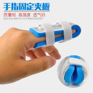 Attelle orthopédique pour doigt, bleue, tailles S, M, L, réglable, support articulaire pour thérapie de flexion et d'extension en cas de fracture - Product Image 4