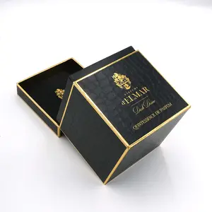 定制科隆包装翻盖盒方形空香水礼品盒1盎司1.7盎司2.5盎司3.4盎司