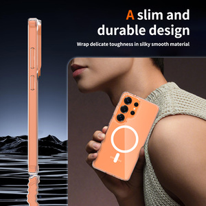 Coque de téléphone tout-en-un compatible avec S26Ultra/S26, coque magnétique S26FE, coque transparente simple haute définition - Product Image 2