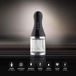 Мужской мастурбатор с автоматическим вращением - Product Image 3