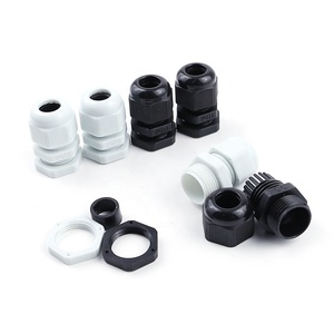 PG11-empalmes <span class=keywords><strong>de</strong></span> plástico impermeables con juntas, pasables eléctricos industriales, color negro, 5-10mm - Product Image 4