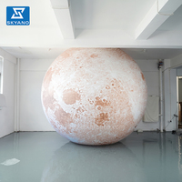 Planète lunaire gonflable de 4m pour la décoration gonflable sur le thème de l'espace extra-atmosphérique