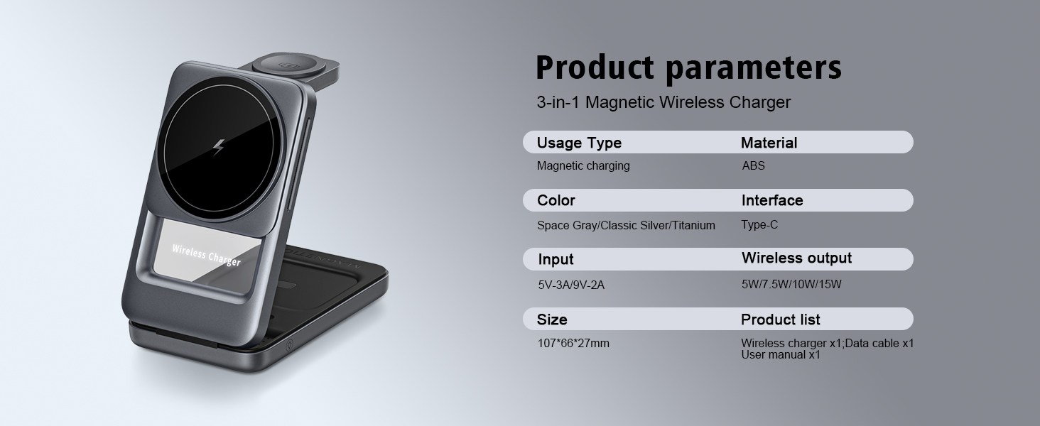 anker maggo 3 in 1 wireless charging station
