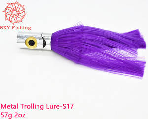 Señuelo de Pesca SXY FISHING S17 de 10 Pulgadas, Señuelo de PVC para Pesca en Aguas Profundas, Señuelo de Cabeza de Plástico para Pesca de Grandes Peces, Señuelo de Arrastre para Marlin, Atún y Lubina - Product Image 5