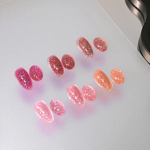 AILANUO Vernis à ongles en gel UV à base de jus de fruits 6 couleurs Framboise Non toxique Vegan Écologique Sans Hema Longue durée LED/UV Cure pour DIY - Product Image 3