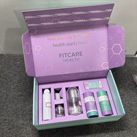 Boîte cadeau de luxe en papier enduit recyclable en forme d'avion avec logo imprimé personnalisé, revêtement UV quadricolore et finition dorée