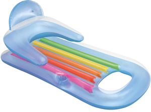 Josen เลานจ์เป่าลม PVC แบบคิงหรูหราสำหรับผู้ใหญ่ที่มีพนักพิงและที่วางแก้ว - Product Image 3