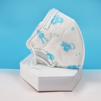 Masques faciaux pour enfants KN95 à attaches auriculaires, emballés individuellement, colorés, pour la protection des enfants