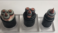 Câble d'alimentation pour centrale électrique en cuivre XLPE PVC, moyenne tension 6/10kv 18/30kv 19/33kv, 3x240mm2