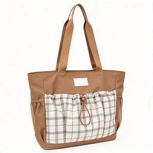 Bolsa de Hombro de Nailon Impermeable Grande de Alta Calidad con Diseño Casual y Práctico, con Cierre y Bolsillos para Mujer, para Uso Diario y Viajes - Product Image 2