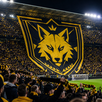 Bannière de stade Tifo pour supporters de football, affichage pour matchs et compétitions, drapeau géant grand format imprimé sur mesure