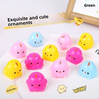 Poulet à presser à la mode jouet doux EVA mousse plastique caoutchouc créatif boulette conception amusant soulagement éducatif pour les enfants