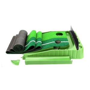 Golf Putting <span class=keywords><strong>Green</strong></span> con Auto Ball Return Golf Practice Mat Training Aid - Product Image 4