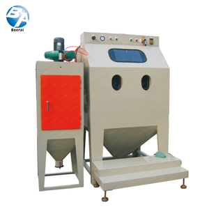 Cabina de arenado en seco con colector de polvo, operación manual, alta productividad para limpieza de cuentas de vidrio y tratamiento de superficies - Product Image 6