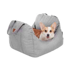 Cotton Booster Seat für kleine und mittlere Hunde <span class=keywords><strong>Awesome</strong></span> Travel Carrier Bed mit Animal Print Pattern Solid Puppy Car Seat - Product Image 1