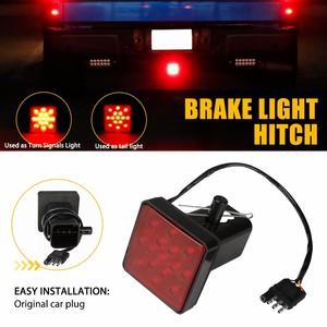Feu Stop LED Universel à Lentille Rouge 12V pour toutes les camionnettes, camions, VUS, Jeeps avec attelage de classe III 2'' x 2'' - Product Image 3