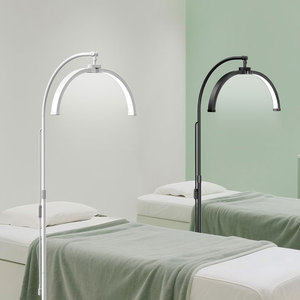 Đèn làm móng 32W cho salon spa, giá đỡ uốn cong, đèn nối mi, giá đỡ có kẹp điện thoại hình bán nguyệt, đèn chụp ảnh làm đẹp - Product Image 1