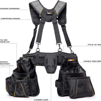 Échantillon Gratuit : Sac de Ceinture Porte-Outils pour Vis et Clous - Capacité 150 LB - 45-49 Poches - Idéal pour Électriciens, Techniciens CVC, Charpentiers