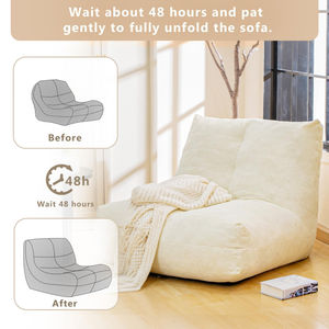 Contemporary Apartment Inflatable Sofa <b>Chair</b>-Eco-Friendly Space Saving Vacuum Compressed Mail Order Packaging - Product Image 4
