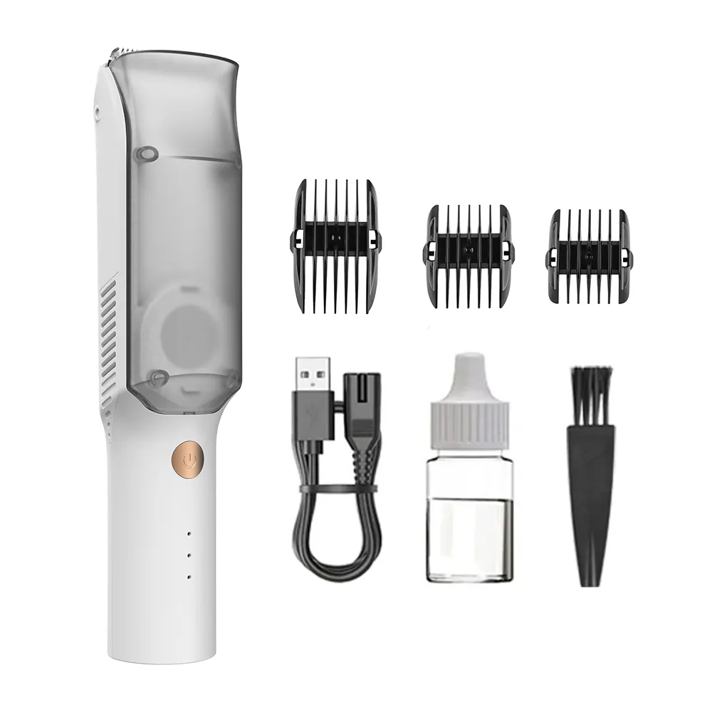 Elektrikli vakum saç düzeltici sessiz saç kesim makinesi erkekler ve kadınlar emme düzeltici Unibono 2023 yeni IPX7 ücretsiz yedek parçalar CN;ZHE