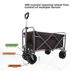 Special Hot Selling storage <b>folding</b> <b>cart</b> four wheel camping <b>folding</b> <b>cart</b> <b>trolley</b> wagon - Product Image 2
