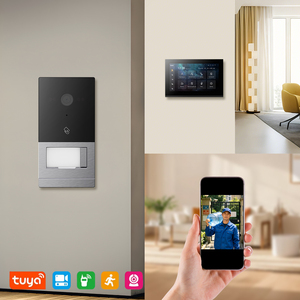 Sistema de <span class=keywords><strong>Videoportero</strong></span> Inteligente para Edificios, <span class=keywords><strong>Kit</strong></span> de Intercomunicación con <span class=keywords><strong>Videoportero</strong></span>, Estación Exterior + Monitor Interior Táctil de 7 Pulgadas - Product Image 1