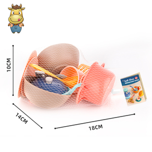 Ensemble de jeu de cuisine en plastique souple 15 pièces, jouets de vaisselle d'imitation en PE pour enfants - Product Image 5