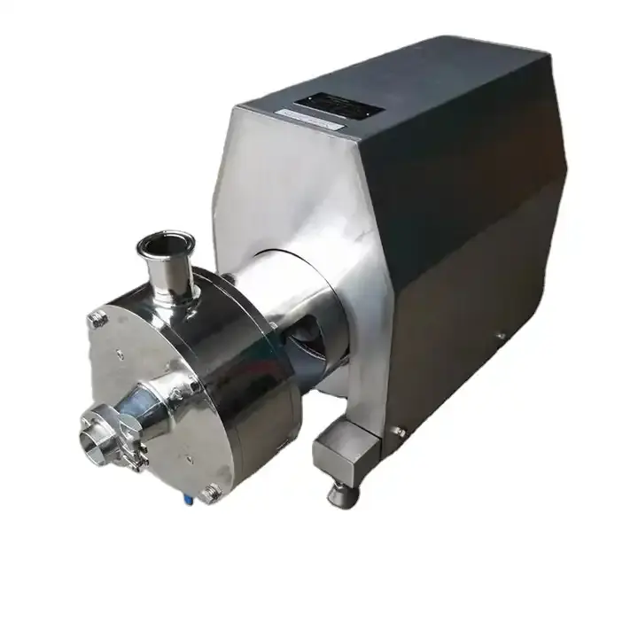 Food Grade Stainless Steel SS304 SS316L Sanitary Single Stage Pipeline Homogeneous Emulsification Pump