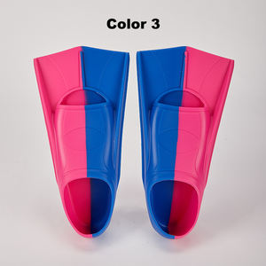 Entrega rápida Tamaño adulto 45-47 Unitsex <span class=keywords><strong>Aletas</strong></span> de natación Hoja corta Snorkel de bolsillo de silicona suave y <span class=keywords><strong>aletas</strong></span> de pie completo con MOQ bajo - Product Image 6