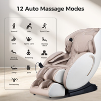 Fauteuil de massage corporel complet 3D SL Track à commande par application, avec fonction de balayage corporel, zéro gravité, chauffage, airbags, massage des pieds, OEM ODM, directement de l'usine