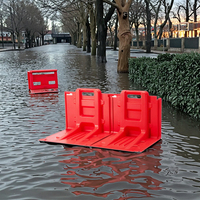 AO SHEN Barrière de construction à emboîtement en plastique ABS pour le contrôle des inondations Mur rempli d'eau Barrière d'inondation en forme de l