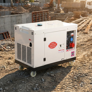 Generador Silencioso Monocilíndrico de 10KW con Arranque Blanco, 1. Gabinete Integrado Reforzado y Reductor de Ruido Equipado con Multifunciones - Product Image 3