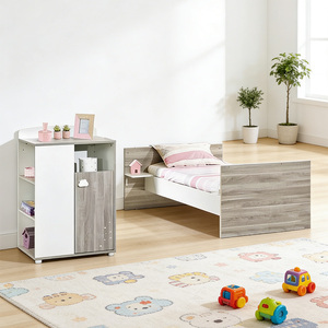 Armoires extensibles personnalisées pour tout-petits, garde-robe, lit bébé en <span class=keywords><strong>bois</strong></span>, ensemble de meubles de chambre à coucher avec <span class=keywords><strong>table</strong></span> à langer - Product Image 4