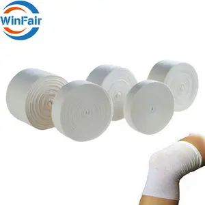 WinFair Tube Gauze Medical Orthopedic 100% Cotton Tubular Tubifast Finger Elastic Fixation Bandage For Leg Tubular Bandage