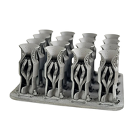 Services d'impression 3D en aluminium 6061 AlSi10Mg sablée pour la production en série de pièces 3D personnalisées
