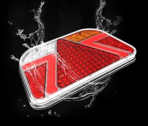 BONSEN 2022 Nouveau feu arrière LED pour camion 24V IP67 étanche 3000 Lumens certifié CE/DOT/ECE, éclairage de plaque d'immatriculation arrière pour remorque - Product Image 4