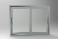 Ventanas de PVC con Marco de Aleación de Aluminio Posmoderno Personalizado HC, Pantalla de Acero Inoxidable, Apertura Deslizante, Resistentes al Viento, para Uso Comercial y Residencial